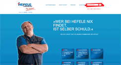 Desktop Screenshot of hefele.de
